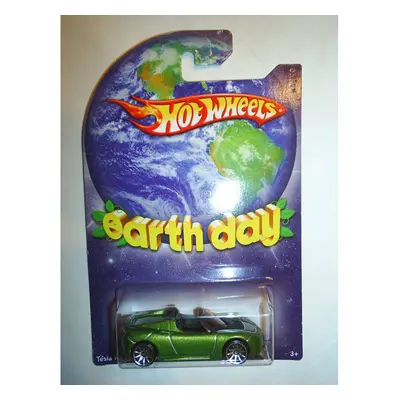 Hot Wheels Earth Day Tesla Roadster Sport 1/64 Scale Collectible Die Cast Car