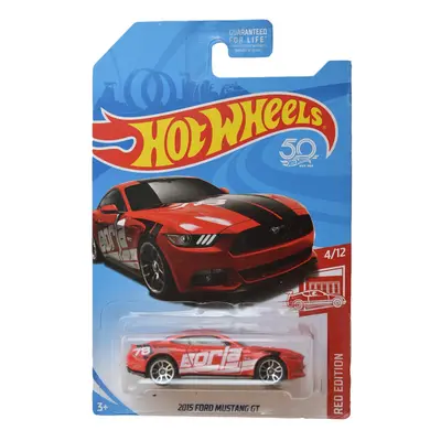 Hot Wheels Red Edition 4/12 [red] Ford Mustang GT 50th Anniversary Card