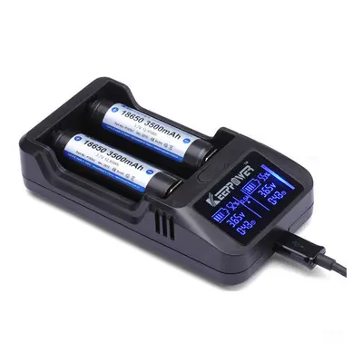 Keeppower L2 LCD Display Intelligent Li-ion Rechargeable Battery Charger