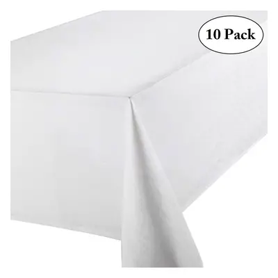 (White 48''x48'', 10) Time to Sparkle Round/Square/Rectangle Polyester Tablecloth Table cover Cl