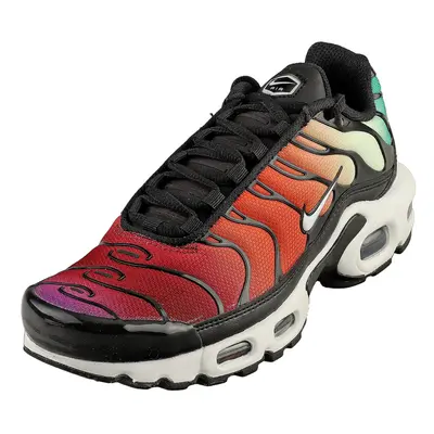 (3.5) Nike Air Max Plus Womens Fashion Trainers in Black White Red