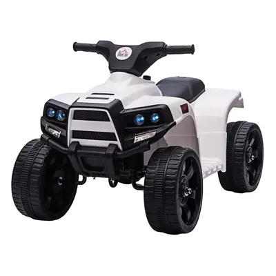 HOMCOM V Kids Ride on Cars Electric ATV for months Toddlers White+Black