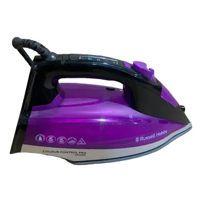 Russell Hobbs NEW Colour Control Ultra Steam Iron 2600W 0.38L - Purple