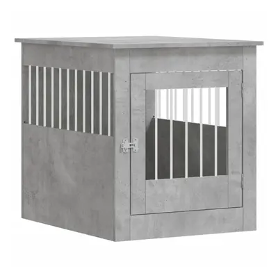 (concrete grey, 64.5 x x cm) vidaXL Dog Crate Furniture Pet Doghouse Dog Kennel Dog Cage Enginee