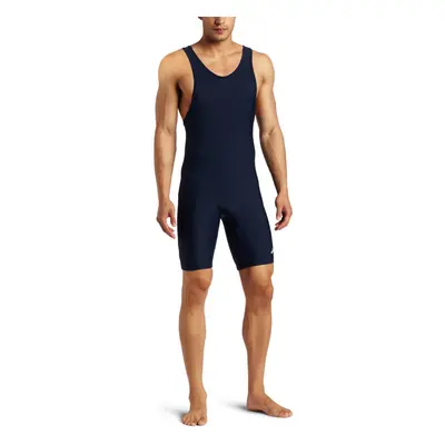 ASICS Men's Solid Modified Singlet Navy Medium