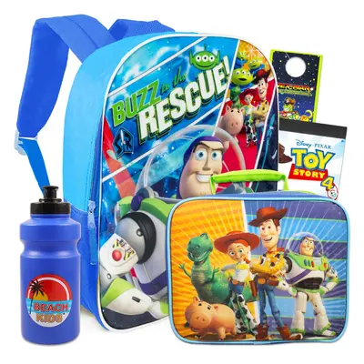 Buzz Lightyear 15"" Backpack and Lunch Box More | Toy Story School Supplies