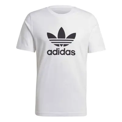 adidas Originals mens Trefoil T-Shirt White/Black Medium