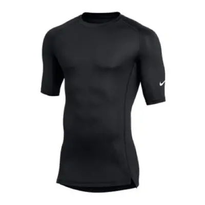 Nike Mens Pro Fitted Half Sleeve Tee (XL Black)