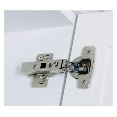 Hushed Hardware Pack Frameless Full Overlay Adjustable Closing Speed Soft Close Cabinet Hinges. 