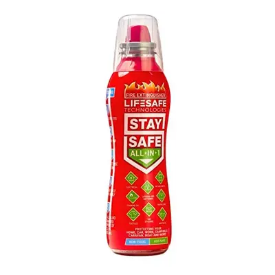 StaySafe All-in-1 Fire Extinguisher | For Home, Kitchen, Car, Caravan, Camping | The compact ext