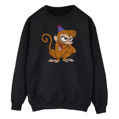 (XL, Black) Disney Mens Aladdin Classic Angry Abu Sweatshirt