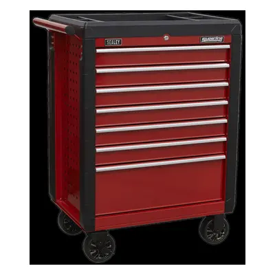 Rollcab Drawer with Ball-Bearing Slides - Red