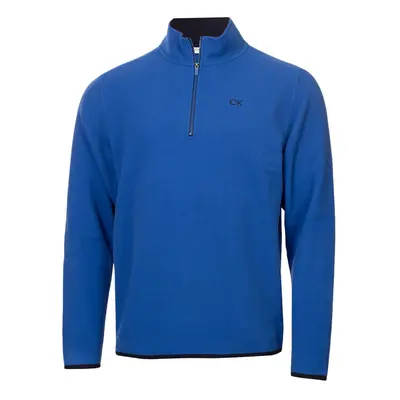 (XXXXXL, Royal) Calvin Klein Mens Polar Fleece 1/2 Zip Stretch Golf Sweater