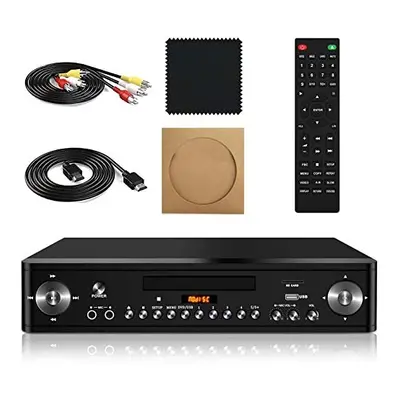 Ultra HDMI DVD Player, Home DVD Player for TV with USB/SD Card Port, Dual Microphone for Karaoke