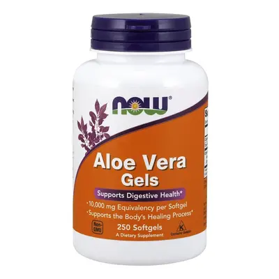 NOW Foods Aloe Vera Gels Support Digestive Health & Healing Process Softgels