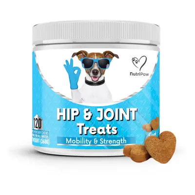 NutriPaw Joint & Hip Treats For Dogs - Stiffness, Strength, Mobility & Flexibility - Joint Suppl