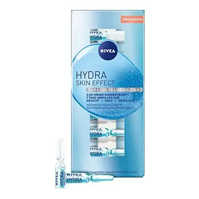 NIVEA Hydra Skin Effect Day Ampoules Treatment (7 x ml), Highly Concentrated Face Care Treatment