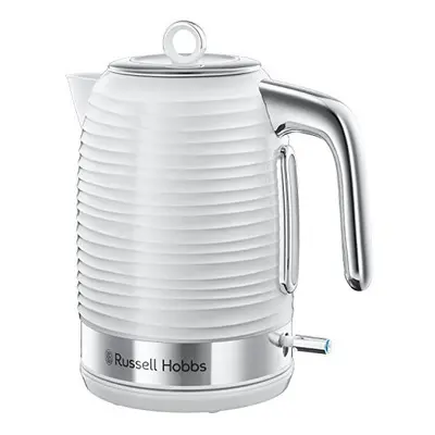 24360 Inspire Electric Kettle W Fast Boil Litre White with Chrome Accents