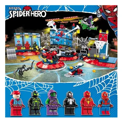 (With Original Box) No-Name Building Blocks | Spyder Hero 507 pieces