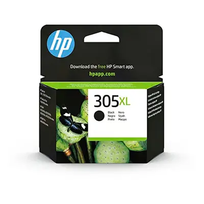 HP 3YM62AE 305XL High Yield Original Ink Cartridge, Black, (Pack of 1) Packaging may vary