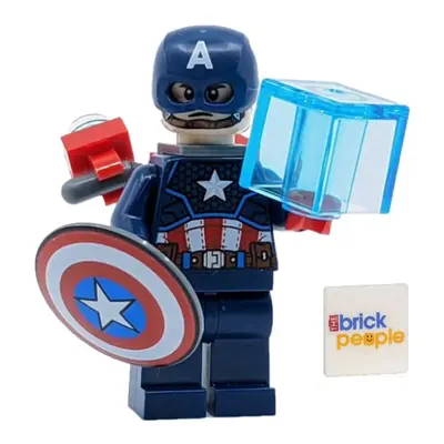 LEGO Superheroes: Captain America Minifig with Jetpack Tesseract Mjo