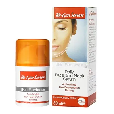 Re-Gen Skin Radiance Anti-Wrinkle Skin Rejuvenation Firming Daily Face & Neck Serum ml