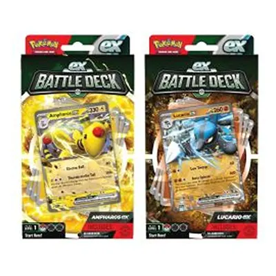 PokÃ©mon TCG: Lucario Ex / Ampharos Ex Battle Deck (One Supplied)