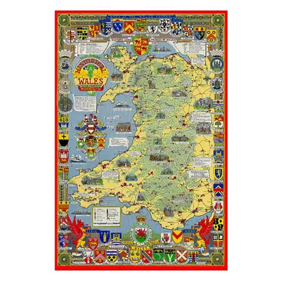 Historical Map of Wales & Monmouth Piece Jigsaw Puzzle