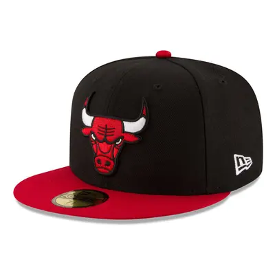 NBA Chicago Bulls Men's 2-Tone 59FIFTY Fitted Cap Black 3/8