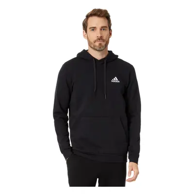 adidas Men's Essentials Fleece Hoodie Black/White Large