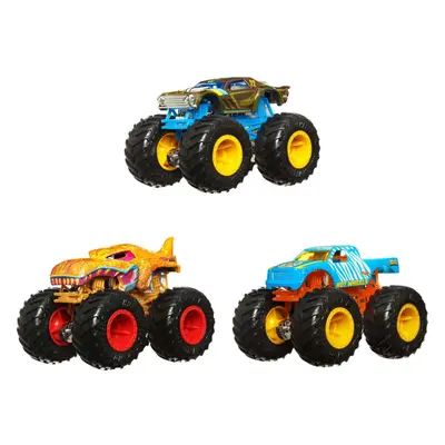 Hot Wheels Monster Trucks 1:64 Color Shifters 3-Pack of Toy Trucks Th