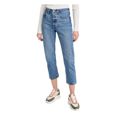 Levi's Women's Crop Jeans Must Be Mine Blue