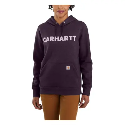 Carhartt Womens Relaxed Fit Midweight Logo Graphic Sweatshirt Nocturnal Haze Heather XLarge