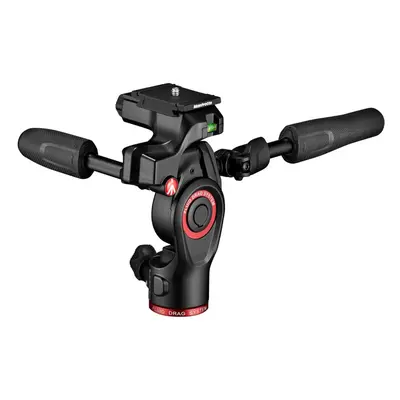 Manfrotto Befree 3-Way Live Camera Tripod Head Aluminium 6kg Payload for Travel Tripods with Fol