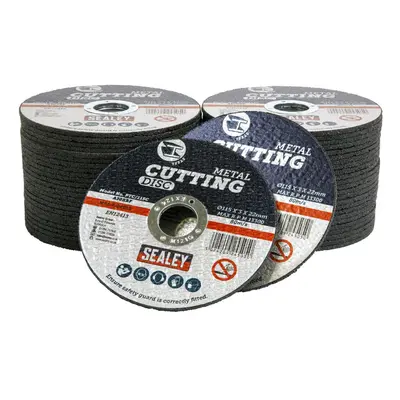 Sealey x 3mm Cutting Disc 22mm Bore - Pack of PTC/115C50