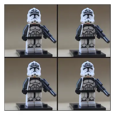 (wolf pack clone) Star Wars Clone Storm Troopers Fit Lego