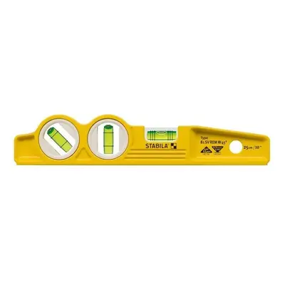 Stabila 0.85 in. Aluminum Magnetic Type 81SMW45 Torpedo Level vial