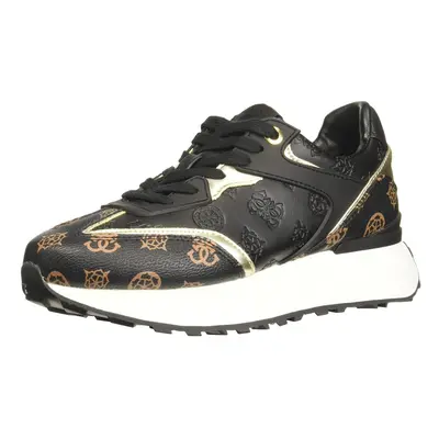 GUESS Women's LUCHIA Sneaker Black Multi