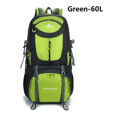 (Green-60L, L) 50/60L Outdoor Camping Backpack Travel Hiking Pack