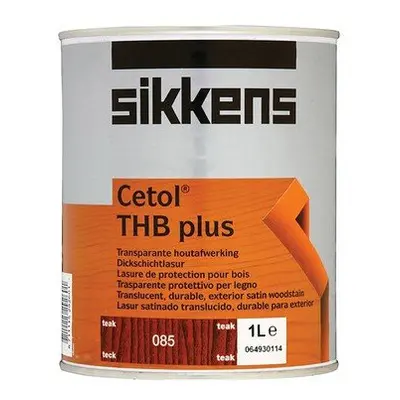 Sikkens Cetol THB Plus Translucent Woodstain Teak Litre