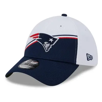 New Era Men's White/Navy New England Patriots Sideline 39THIRTY F