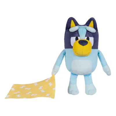 Bluey Sleepy Time Inch Plush with Blanket Press Tummy to Hear Fun Phrases Sing Along to The Them