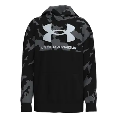 Under Armour Boys' Rival Logo Hoodie Black F201 YMD