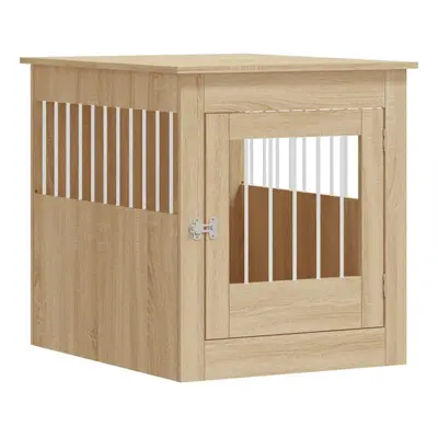 (sonoma oak, 64.5 x x cm) vidaXL Dog Crate Furniture Pet Doghouse Dog Kennel Dog Cage Engineered