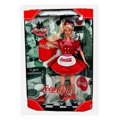 Mattel Year Barbie Collector Edition: Coca-Cola Barbie as a Waitr