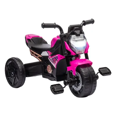 AIYAPLAY in Baby Trike with Headlights, Music, Horn - Pink