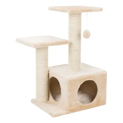 TRIXIE Valencia Scratching Post with Condo Two Platforms Dangling Ca