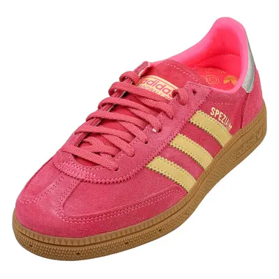 (3) adidas Handball Spezial Womens Fashion Trainers in Pink Yellow