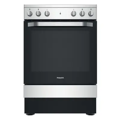 Hotpoint Electric Cooker with Ceramic hob Hob - Inox - A Rated