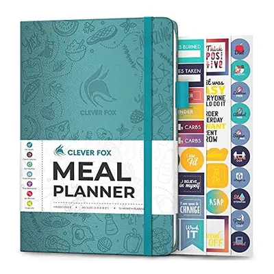 Clever Fox Weekly Meal Planner - Weekly & Daily Meal Prep Journal with Shopping and Grocery List